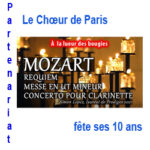 Le Chœur de Paris fête ses 10 ans ! <br>Un concert unique, illuminé aux bougies