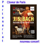 28 et 29 mars, nouveaux concerts de notre partenaire le Chœur de Paris